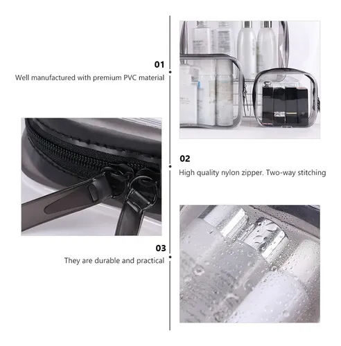 Bolsa De Maquillaje Impermeable Multifuncional Para Viaje