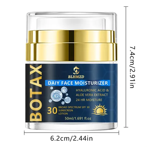 Hidratante Con Aloe Y Ácido Hialurónico Botax 50ml Spf30