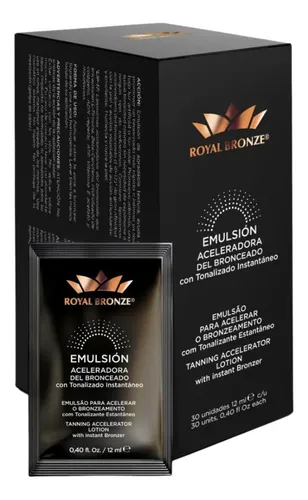 Emulsión Aceleradora Del Bronceado Caja X30u De 12ml