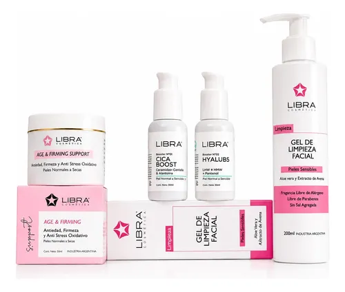 Kit Rutina Skincare Piel Sensible Rosacea Libra Cosmética