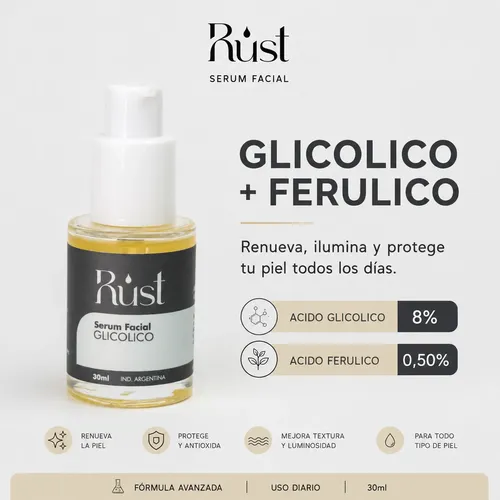 Kit Facial Rust Cosméticos Para Rutina Diaria