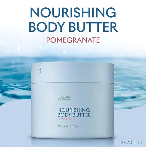 Manteca Corporal Seacret Pomegranate 250 Ml Con Manteca De K