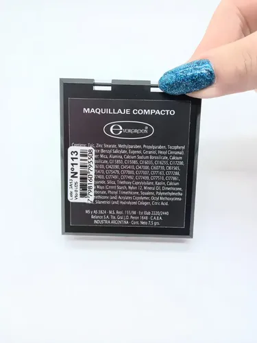 Maquillaje Compacto Evergreen 7.5 Grs Tonos Tono TONO 113