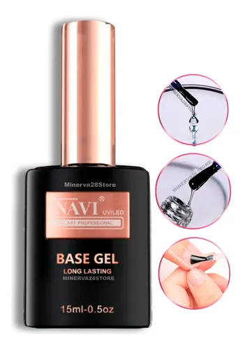 Base Coat Navi 15ml. Uv/led Semipermanente, Premium Manicura