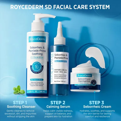 Gel De Baño Facial Y Corporal Roycederm Para Dermatitis Sebo