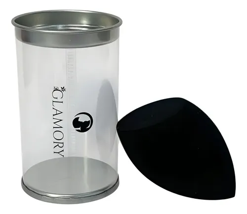 Beauty Sponge Aplicadora De Maquillaje Base Polvo Glamory Color Negro Tamaño De La Esponja Grande