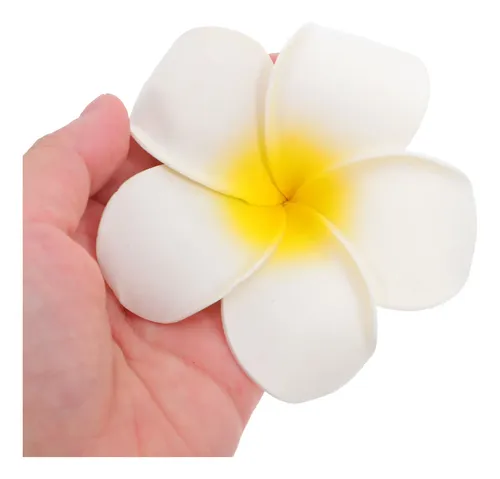 20 Pinzas De Flor De Plumeria Accesorios Para El Cabello
