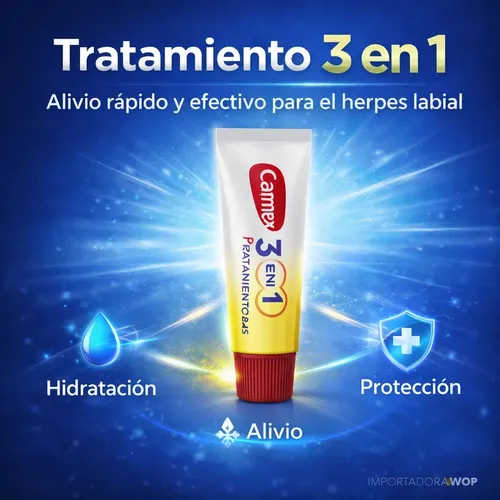 Carmex Bálsamo Labial Herpes Alivio Original Usa 15spf