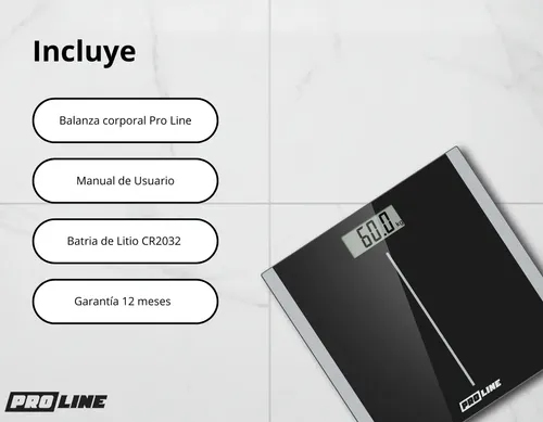 Balanza Digital Bdpl1023 Proline Hasta 180kg Vidrio Templado
