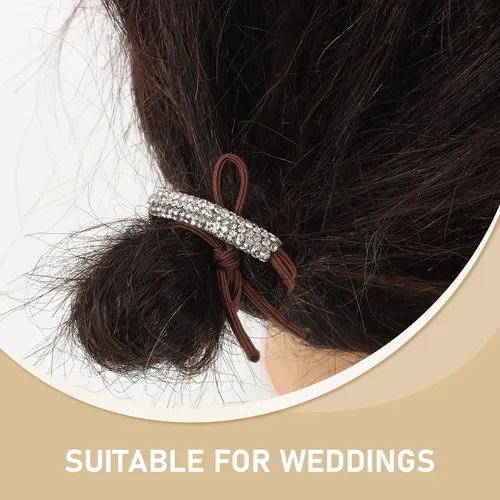 24 Cintas Para El Pelo Con Diamantes De Imitación Bandas Elá