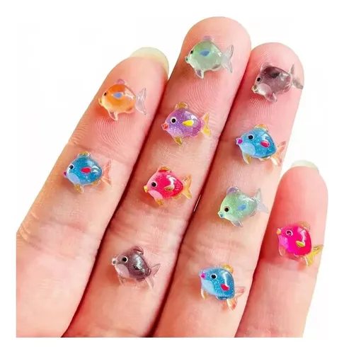 50 Bonitos Accesorios Para Uñas Con Forma De Pez Cielo Estre