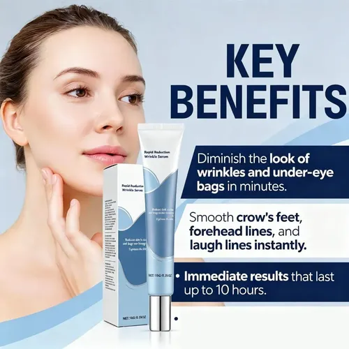 Sérum Reafirmante Instantáneo Para Ojos, Antibolsas, Arrugas