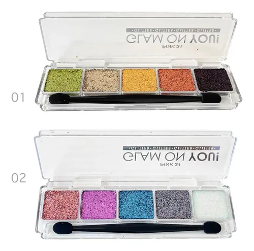 Combo De 5 Paletas Sombra Maquillaje Ideal Regalo Imperdibl