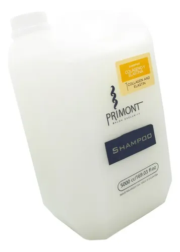Primont Shampoo Colágeno Y Elastina Pelo Peluquería 5lt