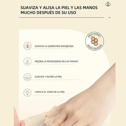 Leite Mel Cera Para Mãos,50g,1pcs