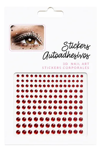 X10 Unid Strass Gemas Autoadhesivas Para Cuerpo Cara Eventos