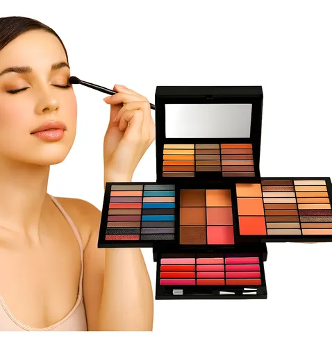 Kit Maquillaje Profesional Super Completo 75 Piezas Estuche