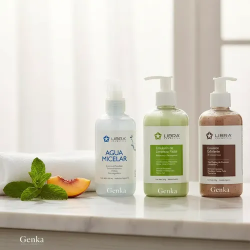 Kit Rutina Skincare Piel Normal Limpieza Exfoliante Libra