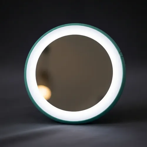 Espejo Aro De Luz Led Portatil De Cartera Maquillaje
