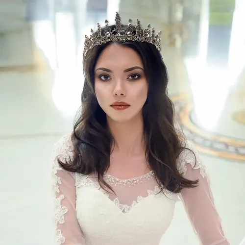 Jj Diadema Con Forma De Corona De Boda, Diadema For El Pelo