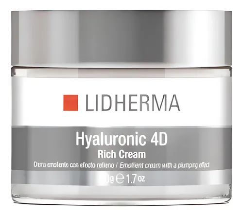 Crema Hidratante Lidherma Hyaluronic 4d Rich Cream 50g