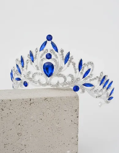 Tiara Corona Strass Accesorios P/ Eventos Novias 15 Años P1