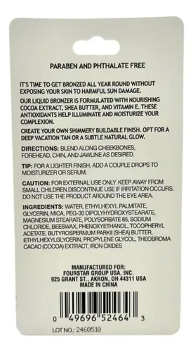 Autobronceante Serum Facial Acido Hialuronico Bronzen Drops