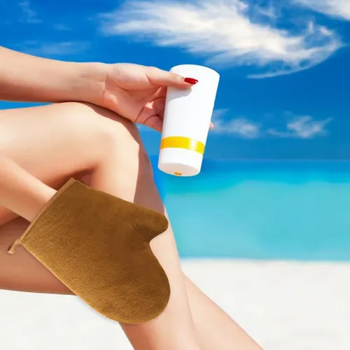 Manoplas De Bronceado Elásticas Guantes Aplicadores De &rp