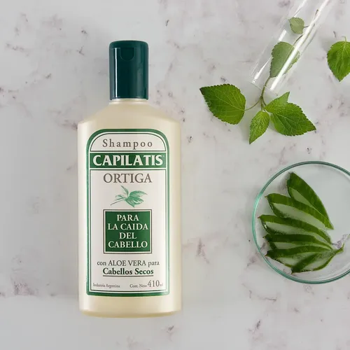 Shampoo Capilatis 410 Ml Ortiga Aloe Vera P/ Cabellos Secos