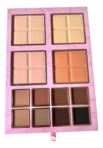 Kit Maquillaje Paleta Libro Original Medecoo Glow On