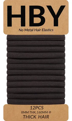 Cintas Para El Cabello Hby, 12 Unidades, Elásticos De Fijaci