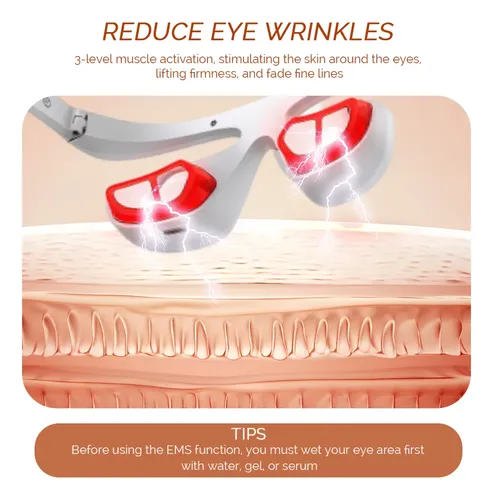 Masajeador De Ojos Light Circles, 3 Bolsas, Remove Gear, Col