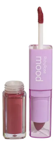 Lápiz Labial Duo Matte Cm16 Mood Hb861416 Ruby Rose Vino