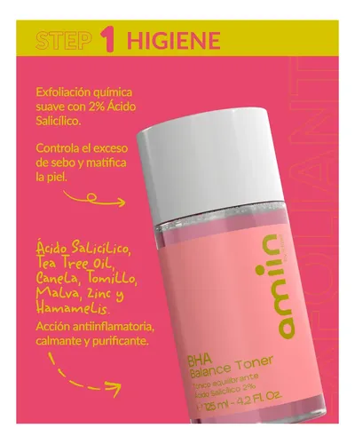Idraet Amiin Serum Niacinamida 10%+ Bha Tónico Ac Salicilico