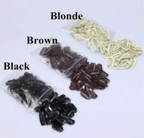 Kit X5 Clips Micropeinetas P/ Cortinas De Pelo Y Extensiones