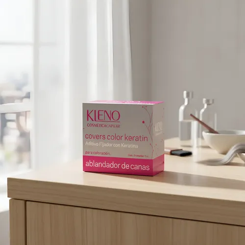 Kleno Ablandador De Cana Fijador Color Keratina X24 Ampollas