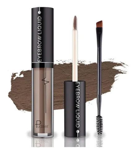 Gel Impermeable Para Cejas Marrón Brunette Con Cepillo Y