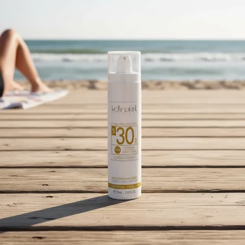 Protector Solar Facial Spf 30 Sin Color Hidratante Idraet