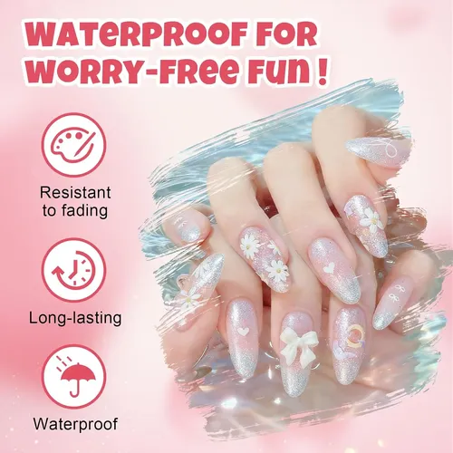 Set 12 Colores Para Arte En Uñas Profesional Diy