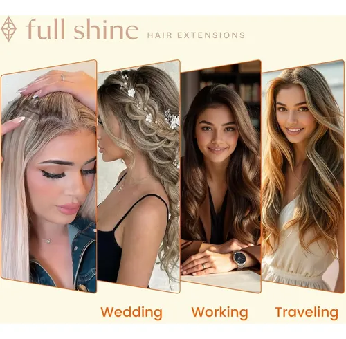 Extensiones De Cabello Con Cinta Full Shine 18 Cm