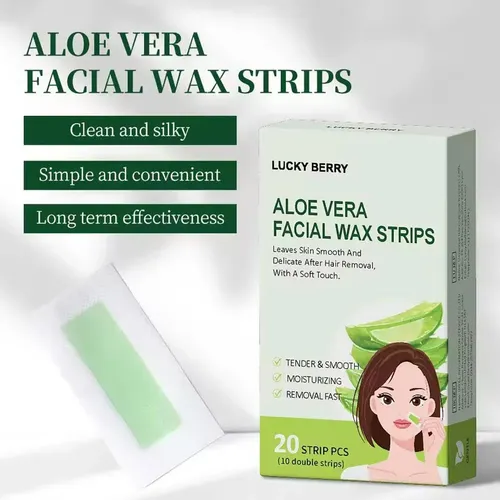 Tiras De Cera Para Rostro, Tiras De Depilación Para Depilaci