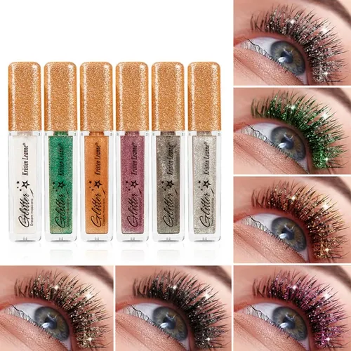 Máscara Con Purpurina De Diamante, Duradera, Impermeable, Ri Gold
