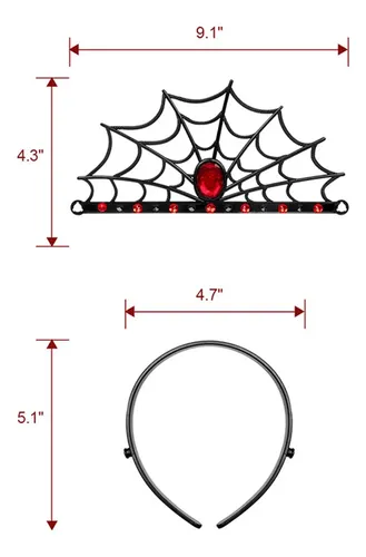 Diadema De Araña De Halloween, Aro De Pelo De Telaraña,