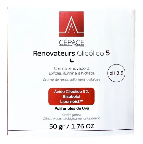 Cepage Renovateurs Glicólico 5 Crema Facial X 50gr.