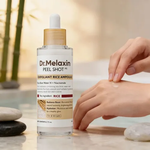 Ampolla Exfoliante Dr. Melaxin Peel Shot Glow De Arroz Blanc