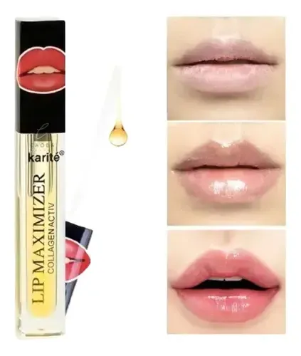 Labial Con Colageno Agranda Labios.da Un Pequeño Brillo X6