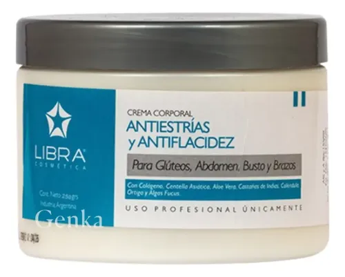 Crema Antiestrias Y Flacidez Libra Cosmética 250g