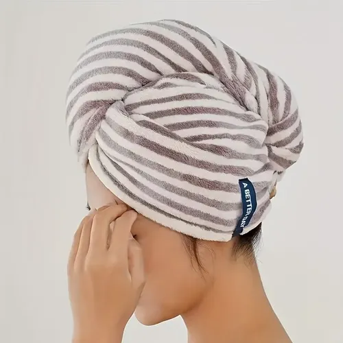 Toalla Turbante For Secado Rápido De Cabello