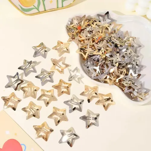 60 Broches Pasador Estrella Para El Cabello Pinzas De Pelo
