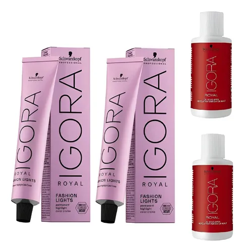 2 Tintura Igora L88 Fashion L Schwarzkopf + 2 Oxidante 60ml